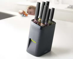 Joseph Joseph LockBlock™ Black Knife Block Set -Kitchen Essentials Shop 10125 Image 03