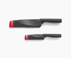 Joseph Joseph Slice&Sharpen™ Set Of 2 Knives With Sharpening Sheaths