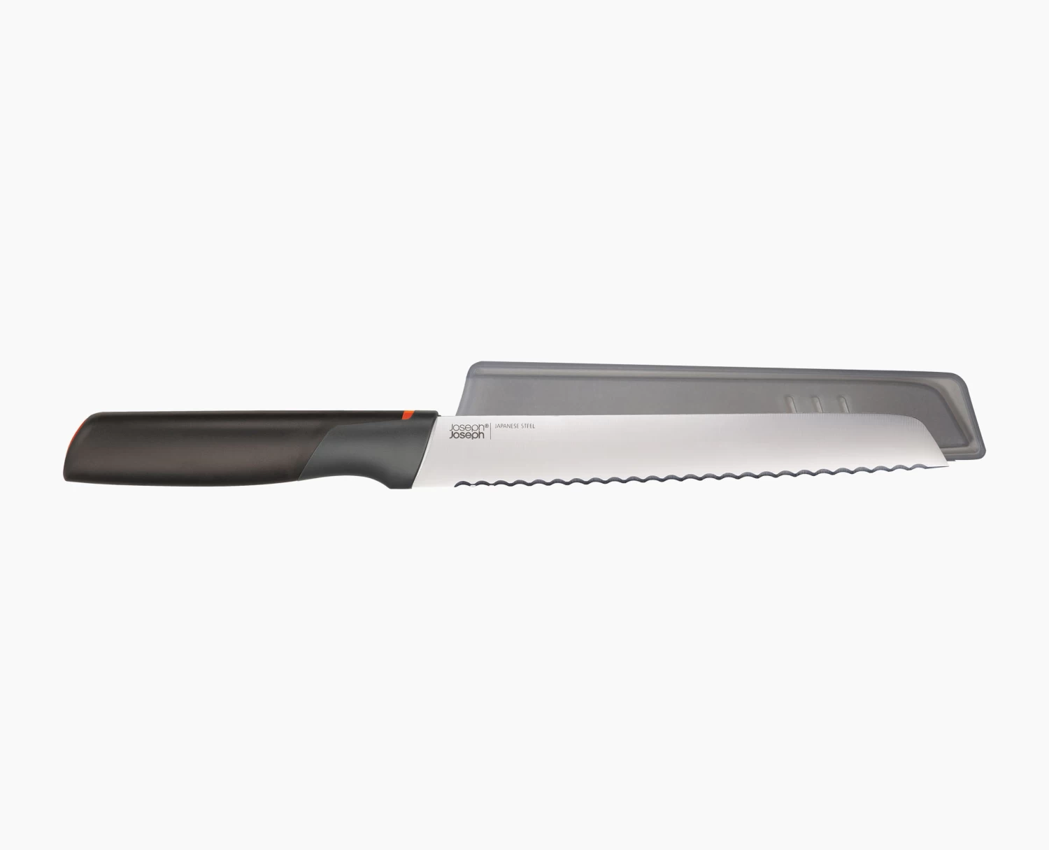 Joseph Joseph Elevate™ 8" Orange Bread Knife 4 Joseph Joseph Elevate™ 8" Orange Bread Knife - Image 4