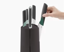 Joseph Joseph Elevate™ Green Knives Carousel 5-piece Set - Editions 9 Joseph Joseph Elevate™ Green Knives Carousel 5-piece Set - Editions -Kitchen Essentials Shop 10541 Image 05