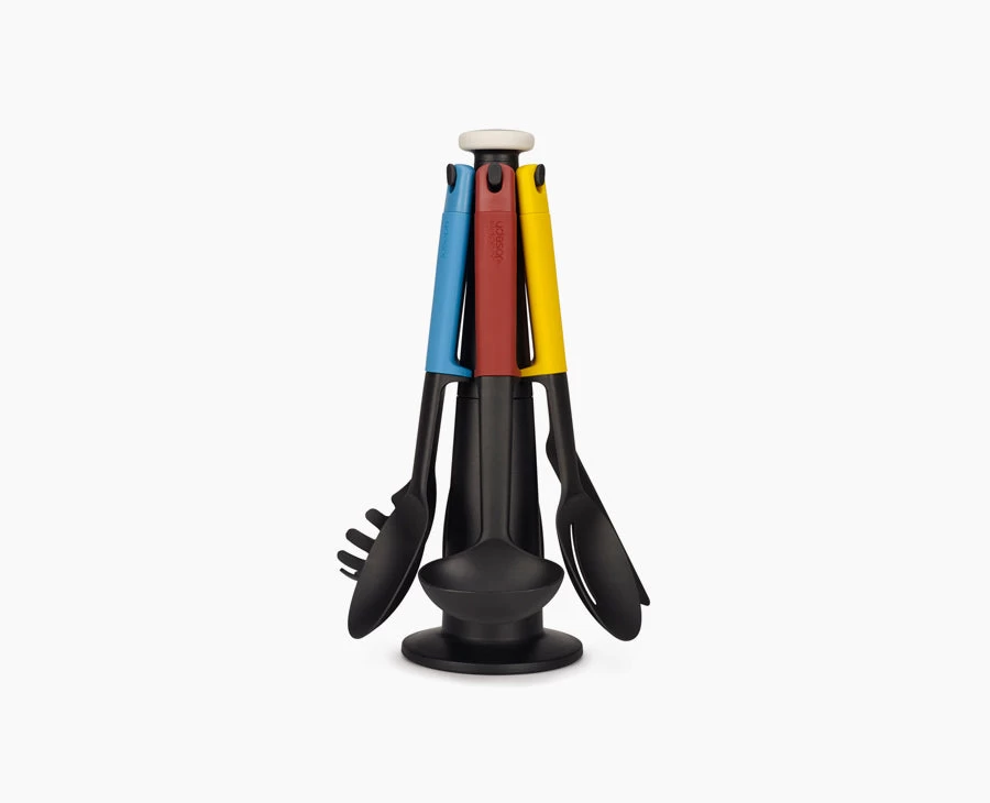 Joseph Joseph Elevate™ 6-piece Multicolour Utensil Set With Storage Stand 1 Joseph Joseph Elevate™ 6-piece Multicolour Utensil Set With Storage Stand