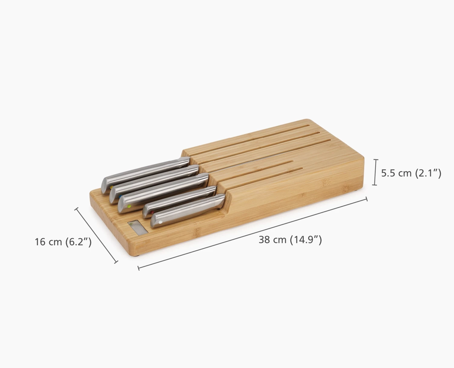 Joseph Joseph Elevate™ Steel Knife Set With In-drawer Bamboo Storage Tray 9 Joseph Joseph Elevate™ Steel Knife Set With In-drawer Bamboo Storage Tray - Image 9