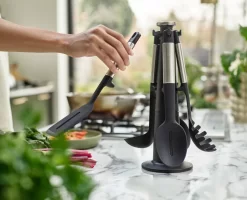 Joseph Joseph Elevate™ Stainless-steel Silicone 5-piece Utensils Carousel Set -Kitchen Essentials Shop 10567 3 eaf051d3 3cdb 4618 890c 830cb719d57a