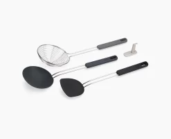 Joseph Joseph Nest⢠Fusion 3-piece Black Wok Utensil Set
