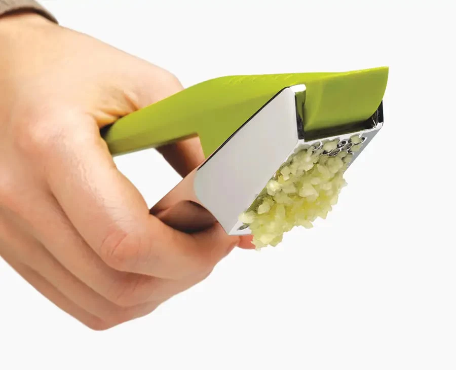 Joseph Joseph Clean-Press Green Garlic Crusher 2 Joseph Joseph Clean-Press Green Garlic Crusher - Image 2