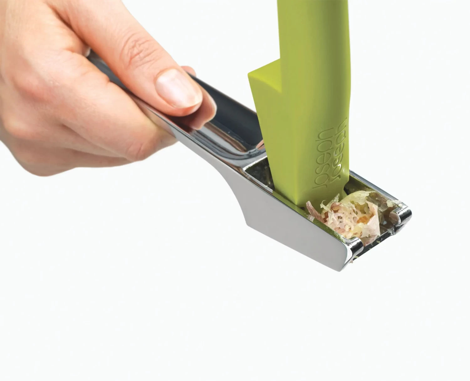 Joseph Joseph Clean-Press Green Garlic Crusher 5 Joseph Joseph Clean-Press Green Garlic Crusher - Image 5