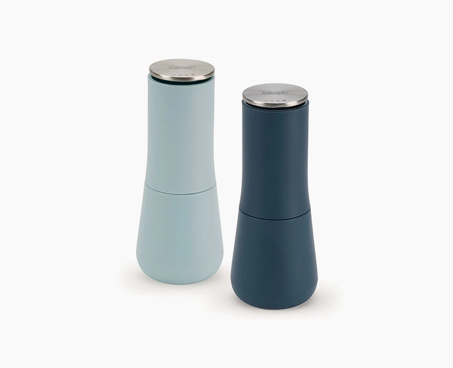 Joseph Joseph Milltop™ Blue Salt & Pepper Mills - Editions 1 Joseph Joseph Milltop™ Blue Salt & Pepper Mills - Editions