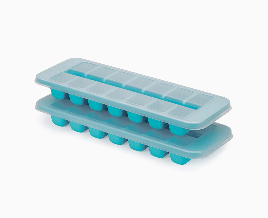 Joseph Joseph Flow™ Pack Of 2 Easy-fill Blue Ice-cube Trays 1 Joseph Joseph Flow™ Pack Of 2 Easy-fill Blue Ice-cube Trays