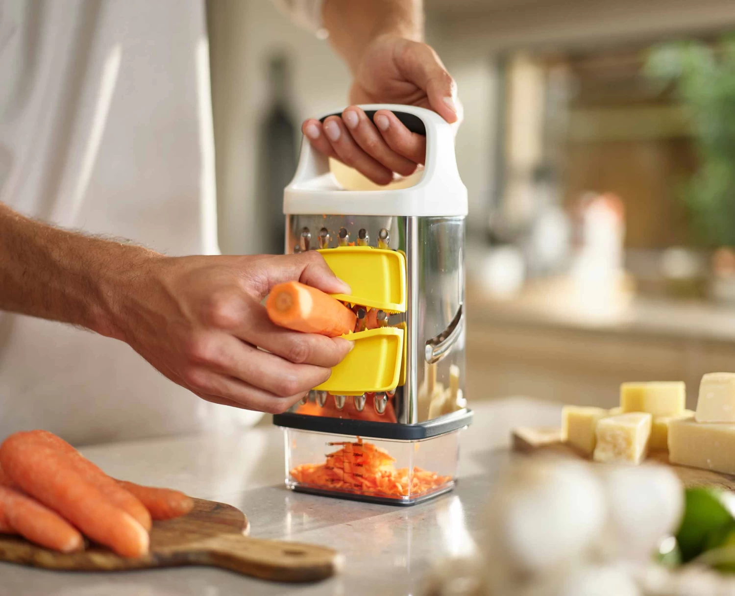 Joseph Joseph Multi-Grip Box Grater With Precision Food-Grip 3 Joseph Joseph Multi-Grip Box Grater With Precision Food-Grip - Image 3