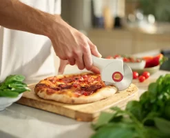 Joseph Joseph Ringo™ Easy-clean Red Pizza Cutter -Kitchen Essentials Shop 20232 PDP 03