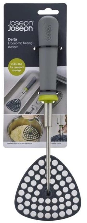 Joseph Joseph Delta Folding Masher Grey / Green 2 Joseph Joseph Delta Folding Masher Grey / Green - Image 2
