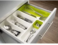 Joseph Joseph Drawerstore Cutlery Drawer - White/Green 5 Joseph Joseph Drawerstore Cutlery Drawer - White/Green -Kitchen Essentials Shop 27419 19166