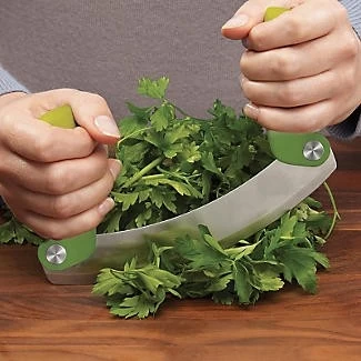 Joseph Joseph Mezzaluna Folding Herb Chopper - Green 2 Joseph Joseph Mezzaluna Folding Herb Chopper - Green - Image 2