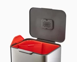 Joseph Joseph Totem Max 60L Stainless-steel Waste & Recycling Bin 12 Joseph Joseph Totem Max 60L Stainless-steel Waste & Recycling Bin -Kitchen Essentials Shop 30060 Media 05
