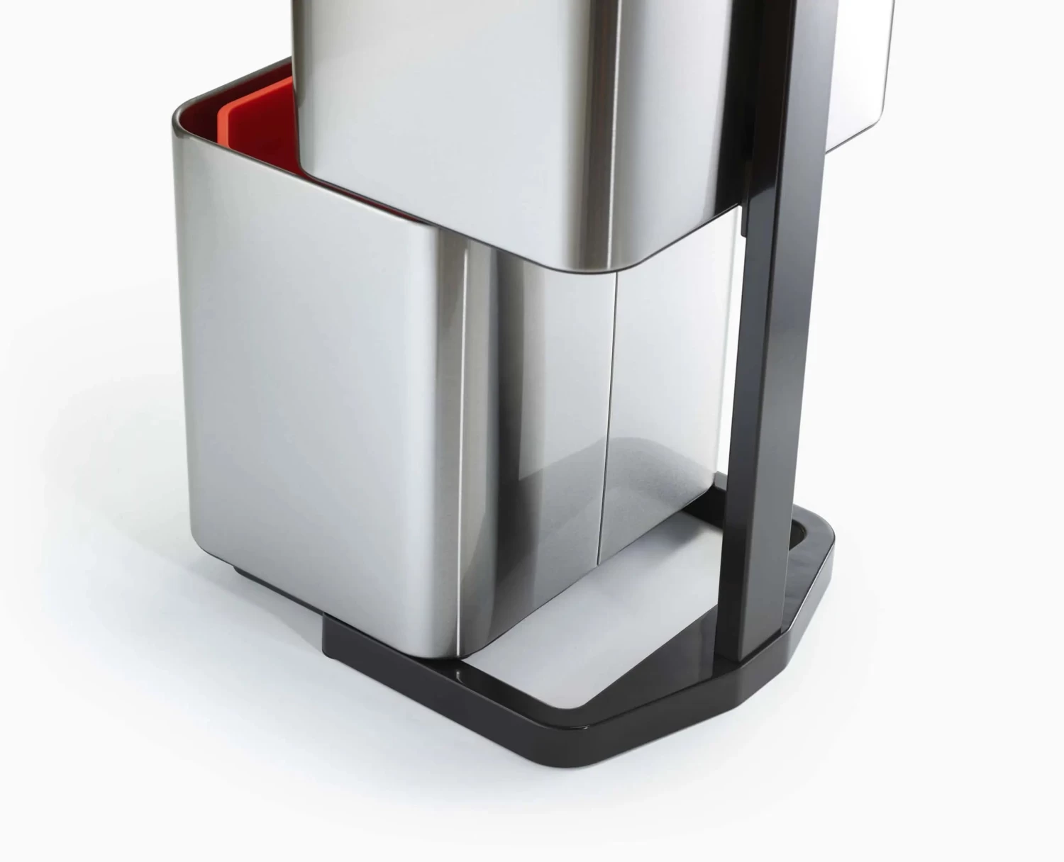 Joseph Joseph Totem Max 60L Stainless-steel Waste & Recycling Bin 7 Joseph Joseph Totem Max 60L Stainless-steel Waste & Recycling Bin - Image 7