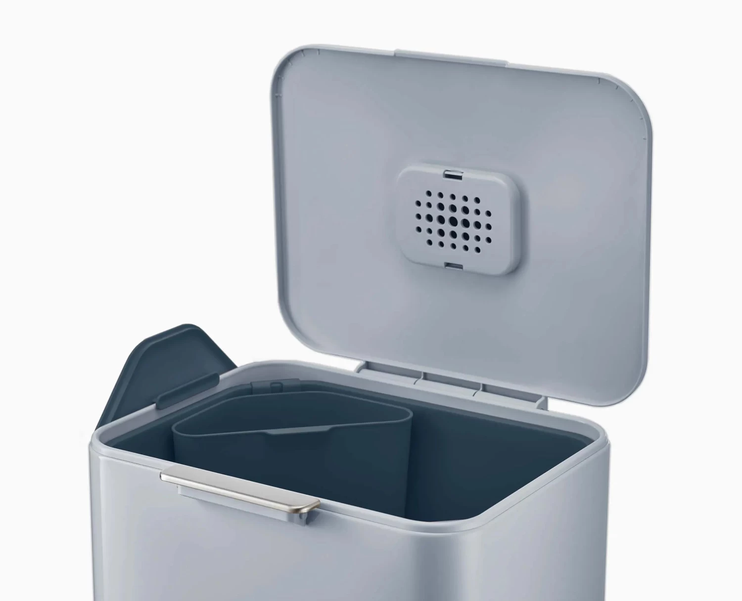 Joseph Joseph Totem Max 60L Blue Waste & Recycling Bin - Editions 5 Joseph Joseph Totem Max 60L Blue Waste & Recycling Bin - Editions - Image 5