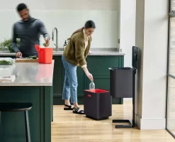 Joseph Joseph Totem Max 60L Black Waste & Recycling Bin -Kitchen Essentials Shop 30106 Media 03