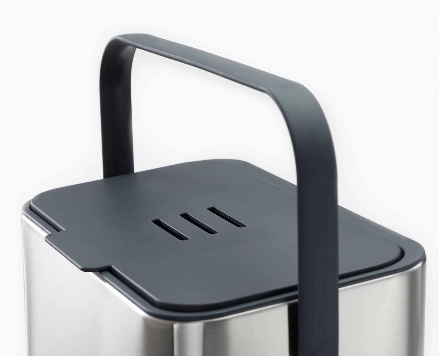 Joseph Joseph Collect™ 4L Stainless-steel Food Waste Caddy 4 Joseph Joseph Collect™ 4L Stainless-steel Food Waste Caddy - Image 4