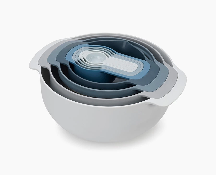 Joseph Joseph Nest™ 9 Plus Blue Bowl Set - Editions 1 Joseph Joseph Nest™ 9 Plus Blue Bowl Set - Editions