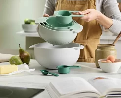 Joseph Joseph Nest™ 9 Plus Green Bowl Set - Editions 7 Joseph Joseph Nest™ 9 Plus Green Bowl Set - Editions -Kitchen Essentials Shop 40112 Image 03