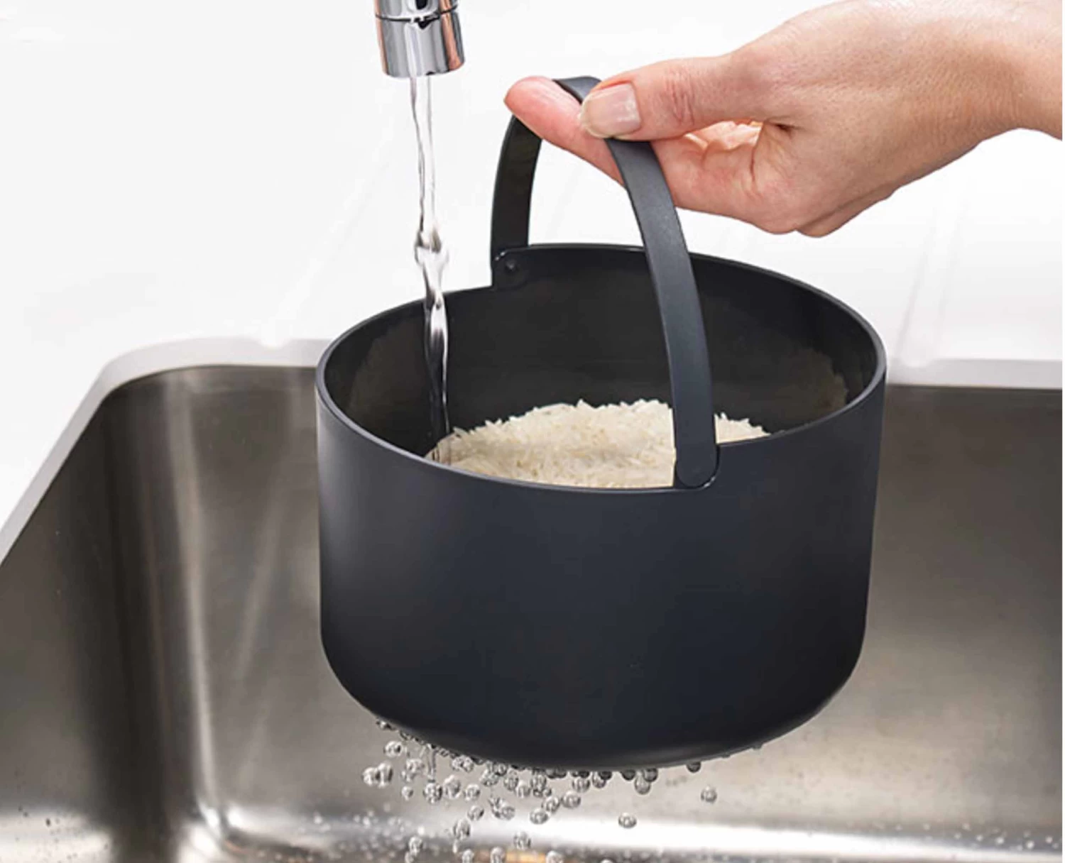 Joseph Joseph M-Cuisine™ White Microwave Rice Cooker 6 Joseph Joseph M-Cuisine™ White Microwave Rice Cooker - Image 6