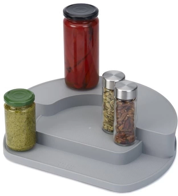 Joseph Joseph CupboardStore Rotating Organiser - Grey 1 Joseph Joseph CupboardStore Rotating Organiser - Grey