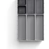 Joseph Joseph Blox 7 Piece Drawer Organiser Set - Grey