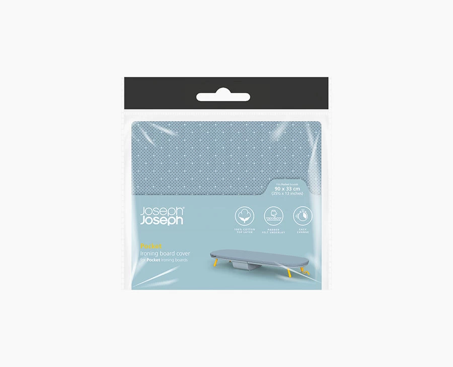 Joseph Joseph Pocket Grey Ironing Board Cover 1 Joseph Joseph Pocket Grey Ironing Board Cover