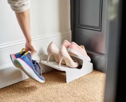 Joseph Joseph Shoe-In™ Space-saving Ecru Shoe Rack -Kitchen Essentials Shop 55001 PDP 02