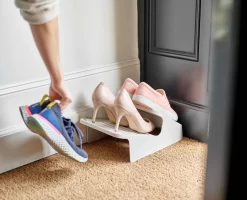 Joseph Joseph Shoe-In™ Space-saving Ecru Shoe Rack -Kitchen Essentials Shop 55001 PDP 03