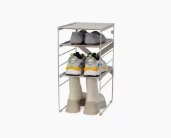 Joseph Joseph Level™ Adjustable Ecru Shoe Rack