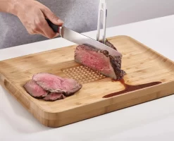 Joseph Joseph Cut&Carve™ Bamboo Chopping Board 9 Joseph Joseph Cut&Carve™ Bamboo Chopping Board -Kitchen Essentials Shop 60142 Media 03
