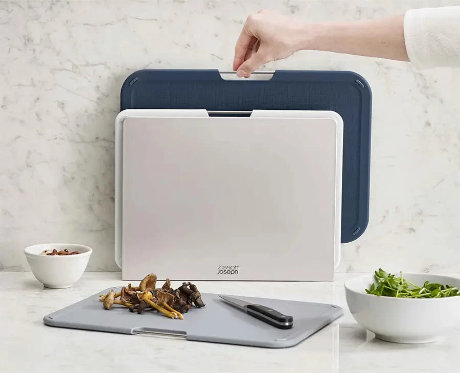 Joseph Joseph Nest™ Boards 3-piece Grey Chopping Board Set 2 Joseph Joseph Nest™ Boards 3-piece Grey Chopping Board Set - Image 2