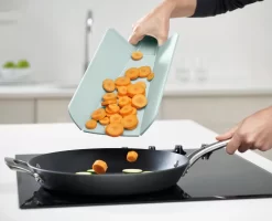 Joseph Joseph Chop2Pot™ Plus Grey Folding Chopping Board -Kitchen Essentials Shop 60154 Media 07