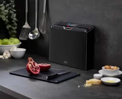 Joseph Joseph Folio™ Steel 4-piece Black Chopping Board Set -Kitchen Essentials Shop 60171 1 Media 03