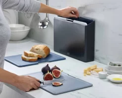 Joseph Joseph Folio™ 4-piece Grey Chopping Board Set Large -Kitchen Essentials Shop 60184 Media 03