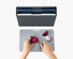 Joseph Joseph Folio™ 4-piece Grey Chopping Board Set Regular -Kitchen Essentials Shop 60186 Media 05
