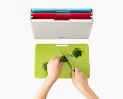 Joseph Joseph Folio™ 4-piece Silver Chopping Board Set Regular 11 Joseph Joseph Folio™ 4-piece Silver Chopping Board Set Regular -Kitchen Essentials Shop 60187 Media 04 b76b071a 2e58 4678 8f26 8f7b590d5d4d