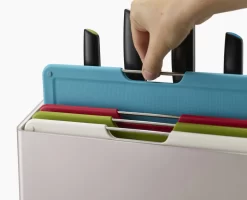 Joseph Joseph Folio™ Plus 8-piece Multicolour Knife & Chopping Board Set -Kitchen Essentials Shop 60198 Media 05