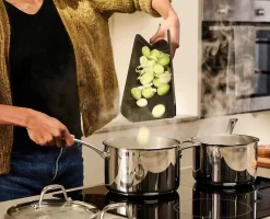 Joseph Joseph Chop2Pot™ Plus Black Folding Chopping Board -Kitchen Essentials Shop 60202 60205 Media 03