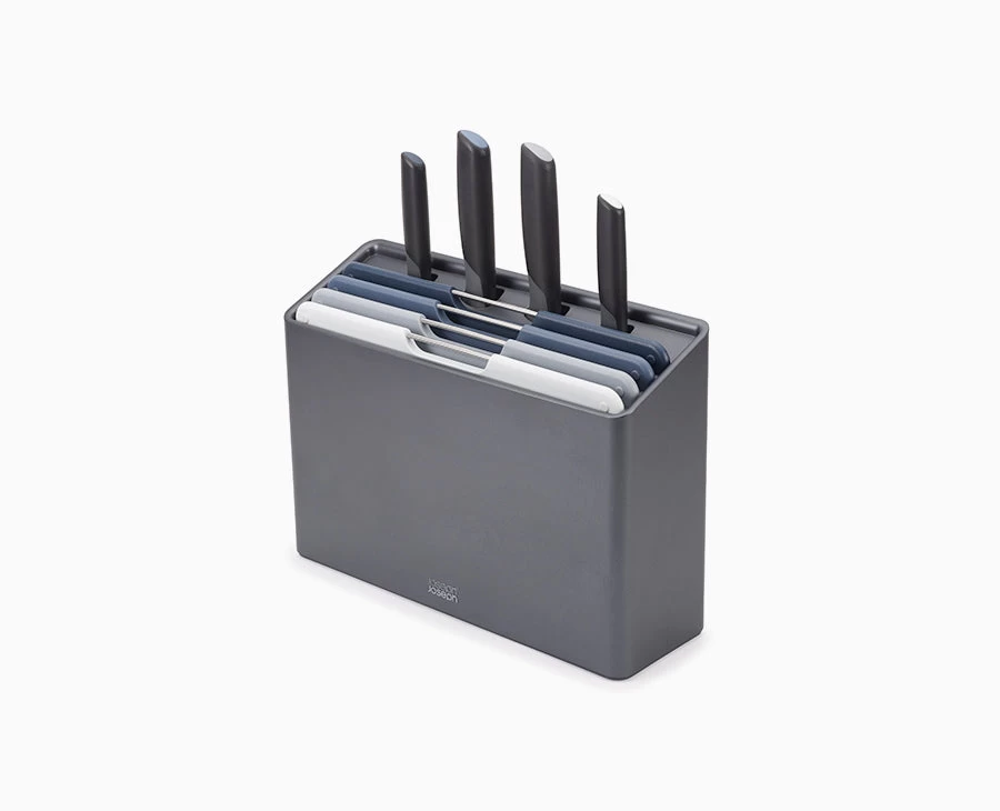 Joseph Joseph Folio™ Plus 8-piece Grey Knife & Chopping Board Set 1 Joseph Joseph Folio™ Plus 8-piece Grey Knife & Chopping Board Set