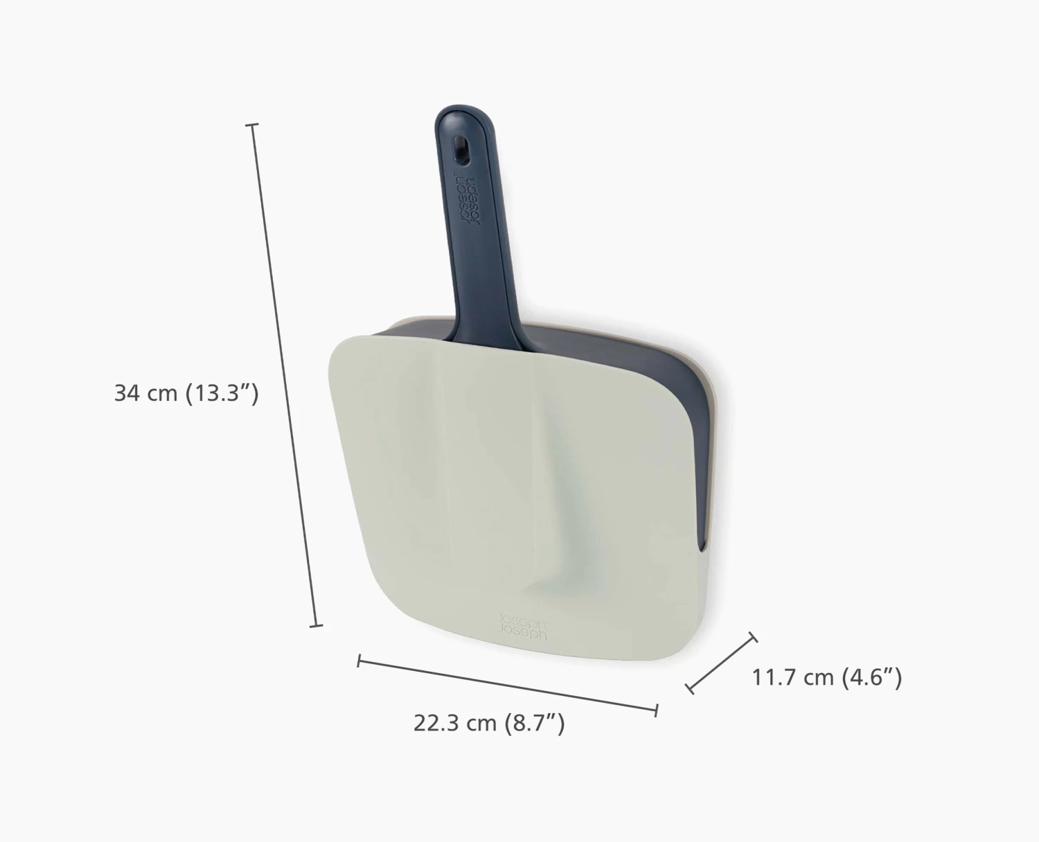 Joseph Joseph CleanStore Blue Wall-mounted Dustpan & Brush 9 Joseph Joseph CleanStore Blue Wall-mounted Dustpan & Brush - Image 9