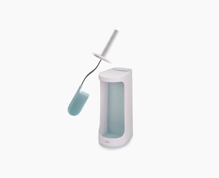 Joseph Joseph Flex™ Store Light Blue Toilet Brush With Storage Caddy 1 Joseph Joseph Flex™ Store Light Blue Toilet Brush With Storage Caddy
