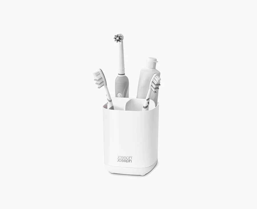 Joseph Joseph EasyStore™ White Toothbrush Holder 1 Joseph Joseph EasyStore™ White Toothbrush Holder
