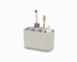 Joseph Joseph EasyStore™ Large Matt Ecru Toothbrush Holder