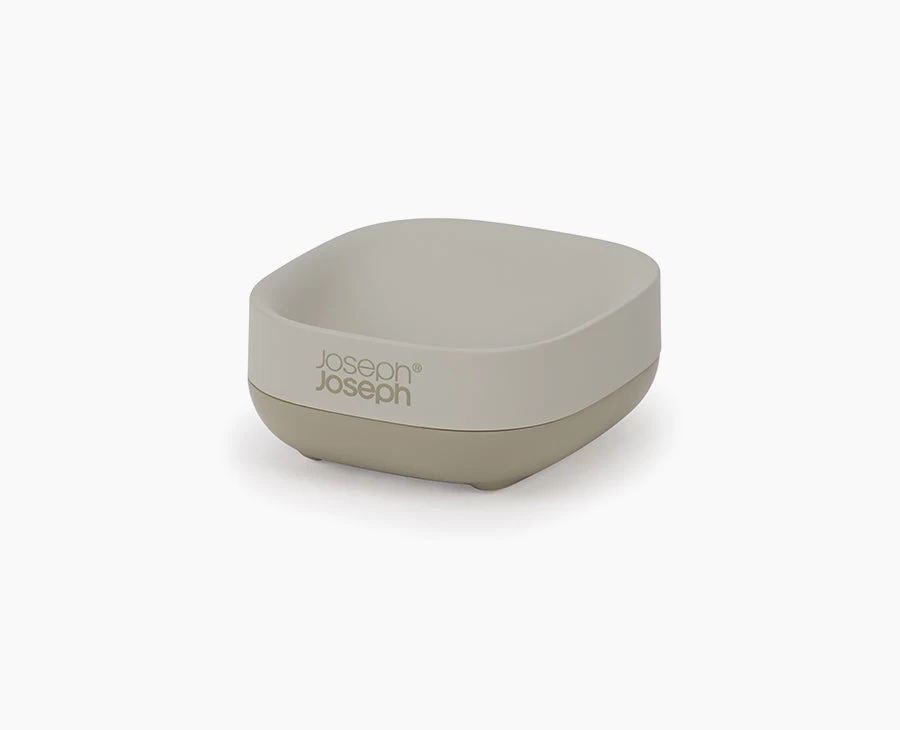 Joseph Joseph Slim™ Compact Matt Ecru Soap Dish 1 Joseph Joseph Slim™ Compact Matt Ecru Soap Dish