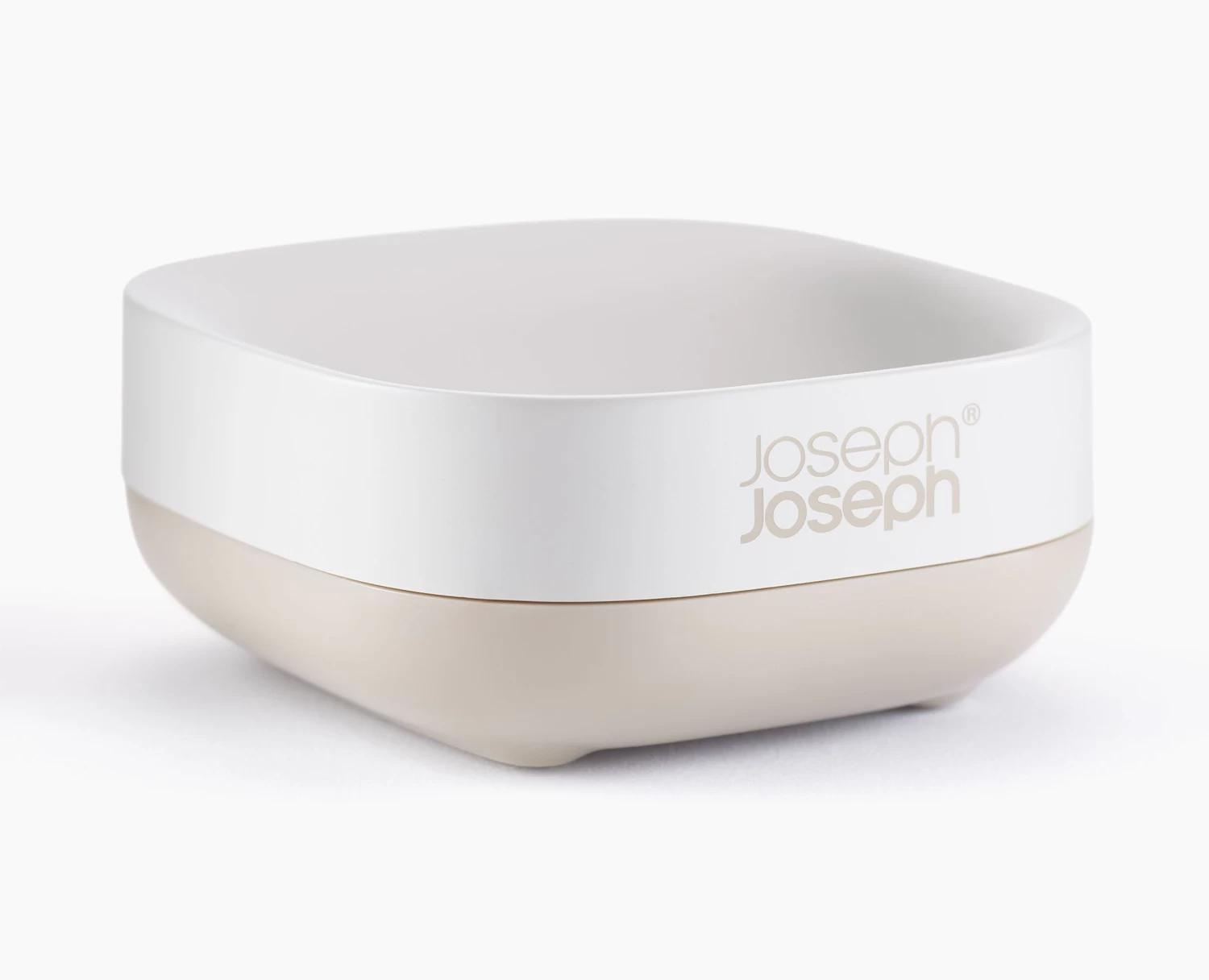 Joseph Joseph Slim™ Compact Matt Ecru Soap Dish 5 Joseph Joseph Slim™ Compact Matt Ecru Soap Dish - Image 5