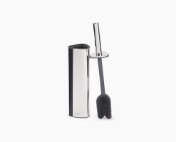 Joseph Joseph Flex™ 360 Luxe Toilet Brush With Stainless-steel Finish
