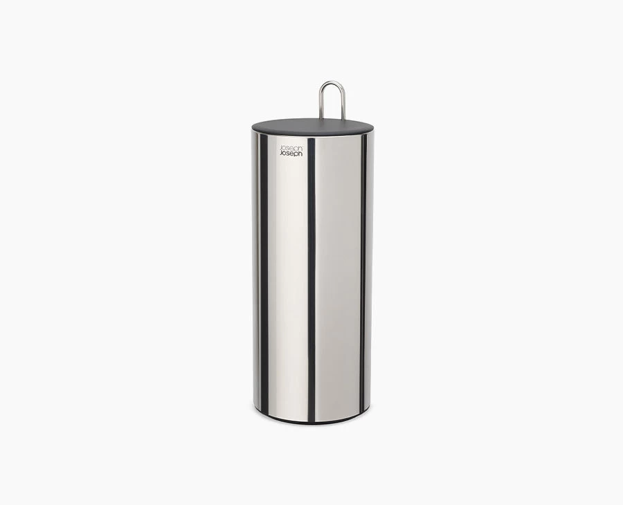 Joseph Joseph Easystore™ Luxe Stainless-steel Concealed Toilet Roll Holder 1 Joseph Joseph Easystore™ Luxe Stainless-steel Concealed Toilet Roll Holder