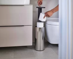 Joseph Joseph Easystore™ Luxe Stainless-steel Concealed Toilet Roll Holder 9 Joseph Joseph Easystore™ Luxe Stainless-steel Concealed Toilet Roll Holder -Kitchen Essentials Shop 70593 PDP 03
